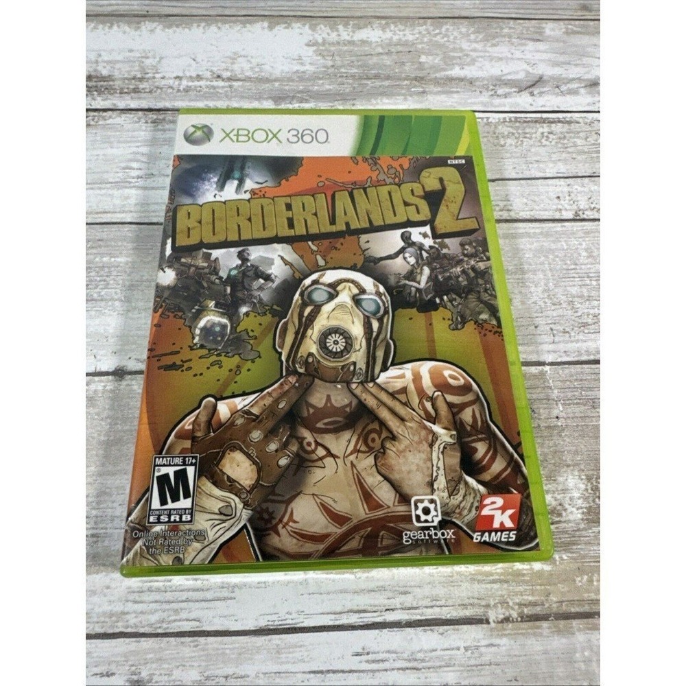 Borderlands 2 (Microsoft Xbox 360, 2012), tested working, includes Manual